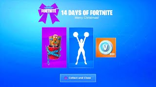 fortnite new free merry munchkin backbling 14 days of fortnite rewards unlock fortnite free - fortnite free christmas skin