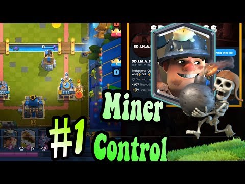 🔥Miner Control 👈 $D.I.M.A.S$ 7200+ Insane Gameplays - Clash Royale