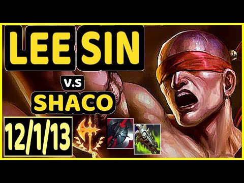 STEFAN (LEE SIN) vs SHACO - 12/1/13 KDA JUNGLE GAMEPLAY - EUW Ranked GRANDMASTER