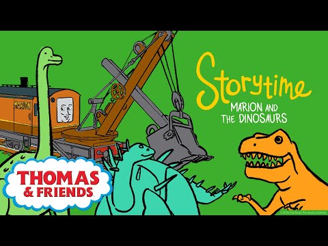 Thomas & Friends™ | Marion and the Dinosaurs Storytime | NEW | Story Time | Podcast for Kids - Kids TV Series, Kingdom Kids Zone - Thomas & Friends