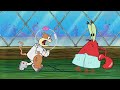 SpongeBob SquarePants Sandy Beats Up Mr Krabs