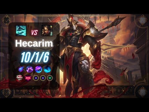 Hecarim Jungle vs Nidalee - EUW LoL Challenger 13.8