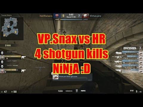 VP.snax "NiNjA" vs HellRaisers @ EPICENTER: Moscow