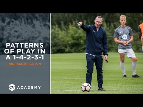 Michael Appleton • Coaching patterns of play in a 1-4-2-3-1 • CV Academy Session