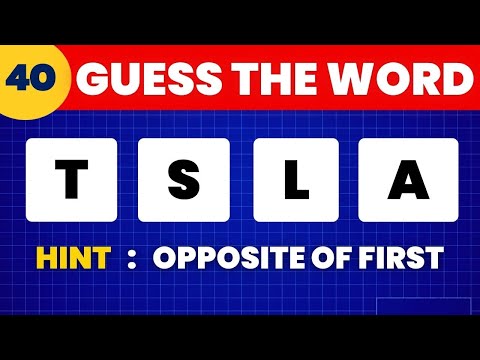 Scrambled Word Quiz Game #40 - Unscramble The 4 Letters Jumbled Word - Anagram Solver