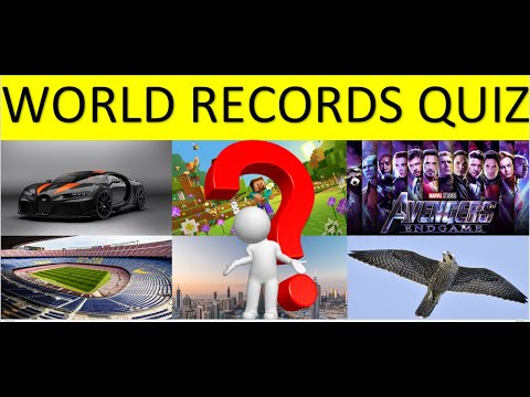 Ultimate WORLD RECORDS QUIZ - Longest, fastest, biggest, strongest.