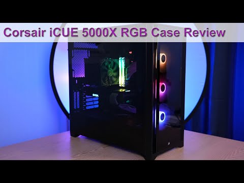 CORSAIR iCUE 5000X RGB QL Edition dėklas video