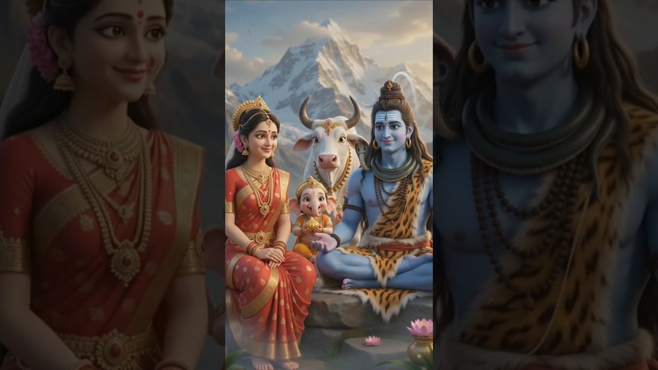 बाल गणेश और महादेव #shorts #youtubeshorts #bhakti #devotional #mythology