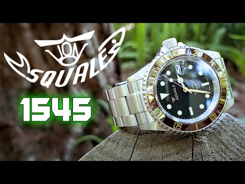 Squale Heritage 1545 - Outdoors And In Action - Ceramic Root Beer Bezel