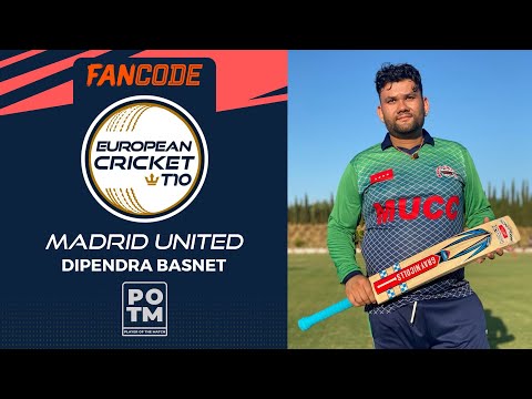 POTM: D.Basnet - GEF vs MAU | Highlights | FanCode ECS Spain, 2022 Day 1 | ECT22.058