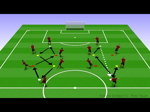 Diagonal Passing Exercise - Warm-Up