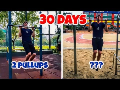 30 Days of Pullups and Chinups | Learning to Muscle Up