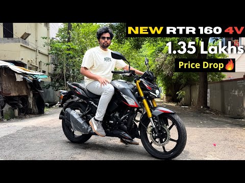 New TVS Apache RTR 160 4V 2026 | TFT Console & New Headlamps | Walkaround Review with Onroad Price 