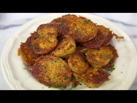 HOW TO MAKE THE TIKTOK VIRAL PARMESAN CRUSTED POTATOES RECIPE!