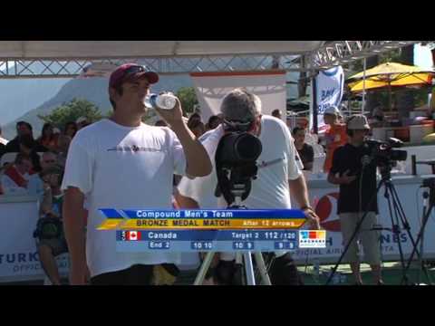 Canada v Italy – compound men's team bronze | Antalya 2009 Archery World Cup S3