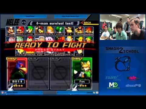 Smash2School - Blunted_Object10 (Falco) Vs. Shunsuke (Fox) - SSBM Losers Semifinals - Melee