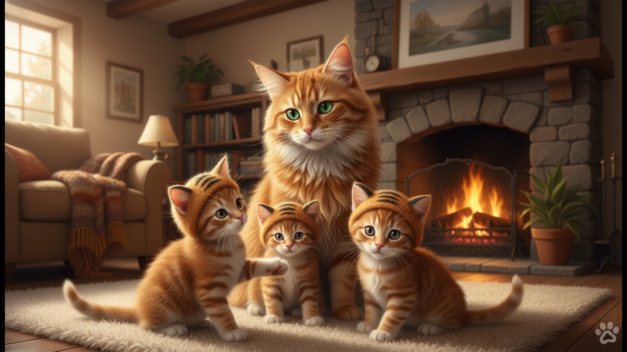 Mother’s Secret Gift The Magical Transformation of Tiny Tigers 🎁🐈