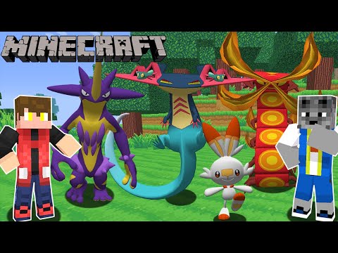 Minecraft : Pokémon Survival #1 - A NOVA GERAÇÃO DE POKÉMON DE GALAR CHEGOU!! NOVA SÉRIE??