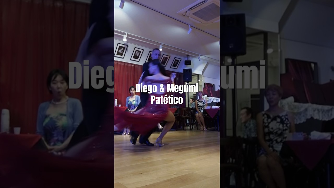 Diego Escobar & Megumi | Patético | Argentine Tango Performance #アルゼンチンタンゴ #argentinetango #shorts