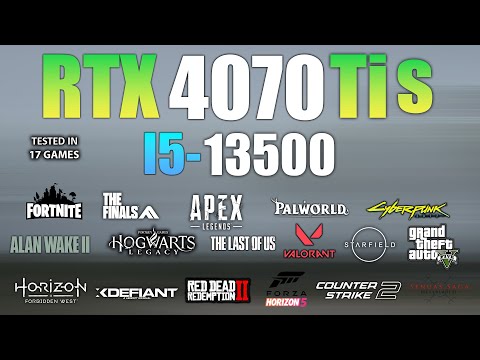 RTX 4070 Ti Super + I5 13500 : Test in 17 Games - RTX 4070 Ti Super Gaming