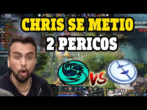 BEASTCOAST VS EG ! IWO QUEDA SORPRENDIDO DEL JUEGO DE CHRIS LUCK " CUANTOS PERICOS SE METIO " DOTA 2