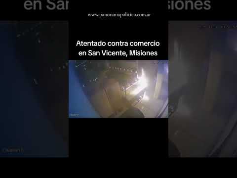 Atentado incendiario en San Vicente, Misiones. Perdidas totales. #noticias #misionesargentina #milei