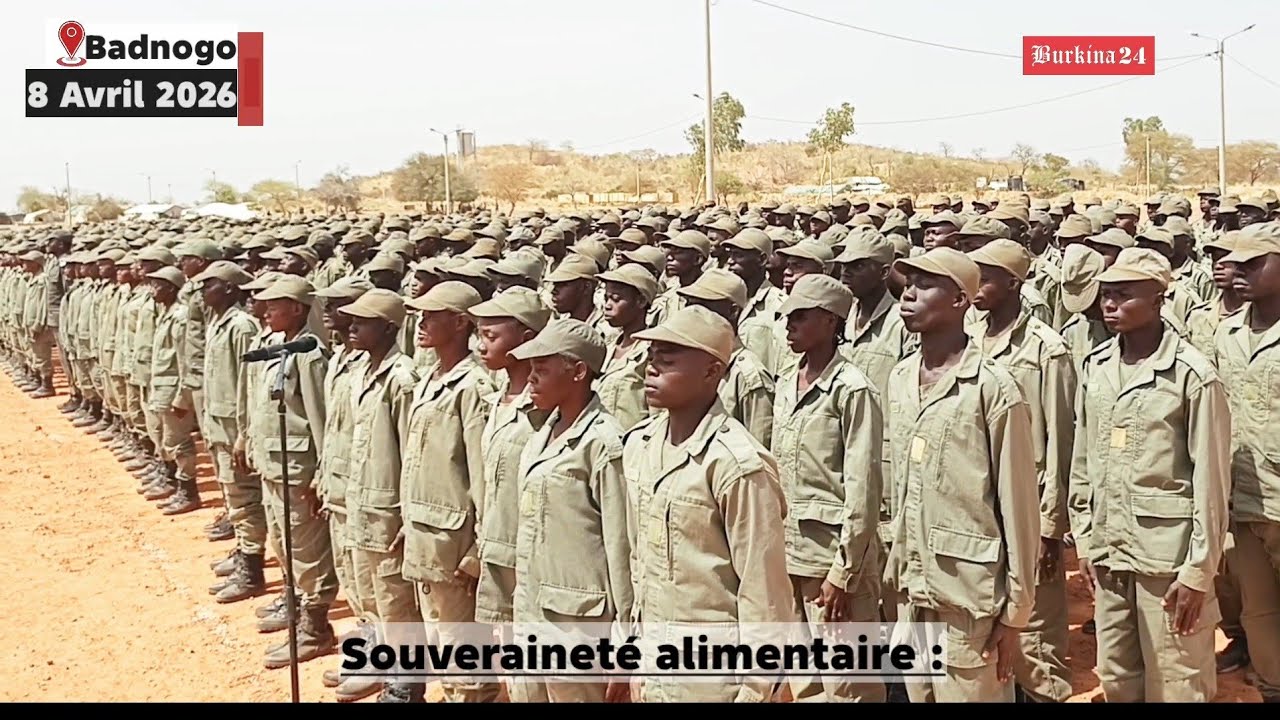 La 3e cohorte de l'IP-P3A chante l'hymne des VDP