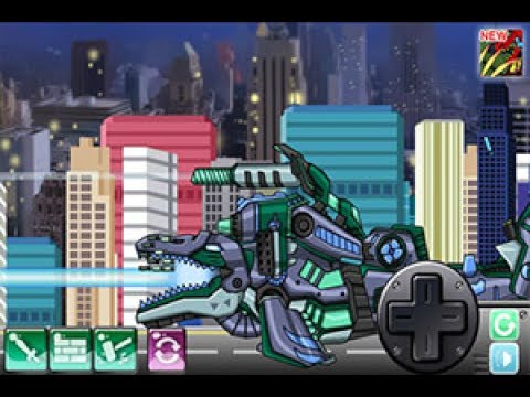 Mosasaurus - Combine! Dino Robot Video