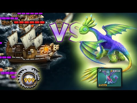 New Rare Featherhide Max Level 175 vs 999th Fleets - Defend Berk Gameplay | Dragons: Rise of Berk