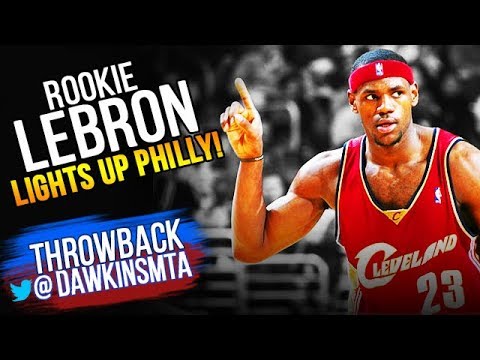 ROOKiE LeBron James LIGHTS UP Philly With 36 Pts, 5 Asts, 5 Threes 2003.12.19 | FULL PLAY!