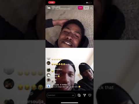 BabyyJamo & Gizwop ( BabyyJmao React To LLAHK unreleased ) + his good man in the Studio