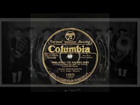 Ipana Troubadours: 1928 "Where the Sun Goes Down" in Virtual Stereo