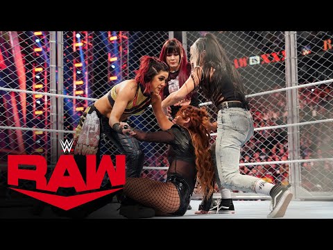 Damage CTRL obliterate Becky Lynch inside Steel Cage: Raw, Jan. 23, 2023