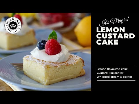 Lemon Custard Cake | It's Magic!