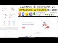 Complete Responsive Dynamic Website Using HTML B5 NodeJS ExpressJS MongoDB Mongoose In Hindi