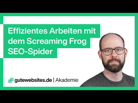 Effizientes Arbeiten mit dem Screaming Frog SEO-Spider