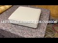 How to make a simple square box cushion cover with piping and hidden zip.