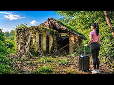 A Girl Alone Restores an Abandoned Forest House – Incredible Result!