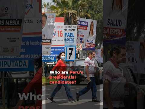 Who are Peru’s presidential candidates? | AJ #shorts
