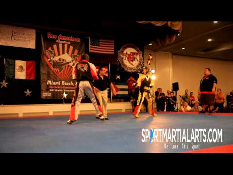 Josh Horwege v Juan Ramon Fernandez - 30+ WKF Fighting Finals - 2013 Pan American Internationals