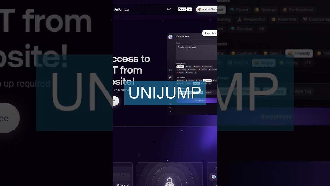 AI Tools - UniJump #shorts