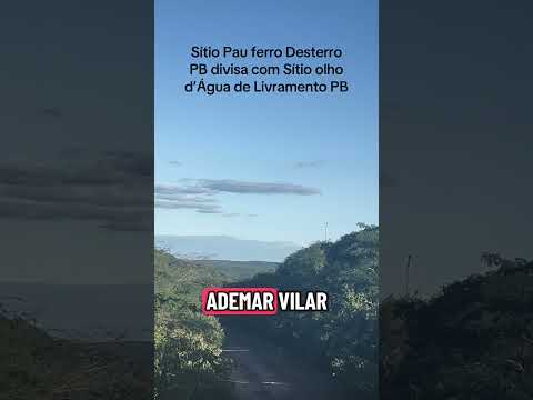 Entre a divisa de Livramento e Desterro PB