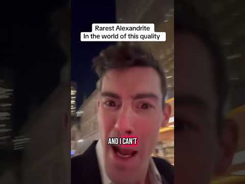 The rarest Alexandrite in the world of this quality