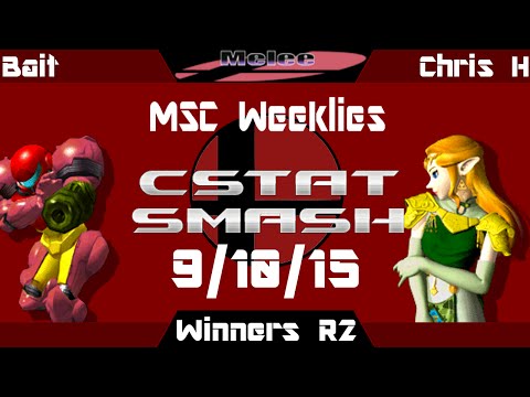 MSC Melee 9-10-15 Singles WR2 - Bait (Samus) vs. Chris H (Zelda)