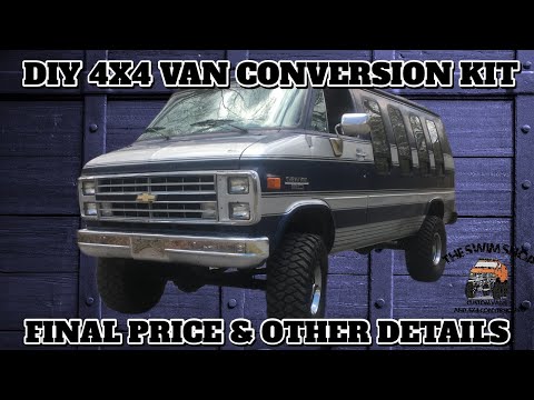 DIY 4x4 Van Conversion Kit - Final Price & Other Details - The Swim Shop 4x4 Vans