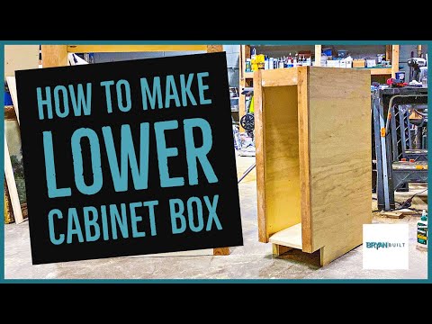 How To Build Bottom Cabinet Box | Plywood Cabinets