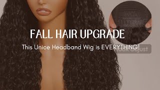 5-Minute Wig Install UNice Water Wave Headband Wig Review & Styling Tips | Best Headband Wig 2025