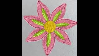 Flower Embroidery Designs !!! So Much Beautiful Flower Hand Embroidery Needle Work,Flower Embroidery