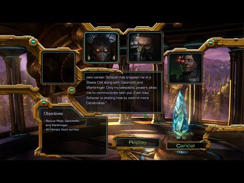 Starcraft 01 Enslavers Campaign Mission 02B [Playthrough] The Rescue