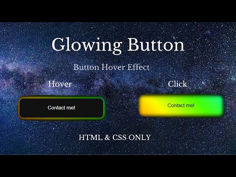 CSS button glowing animation